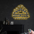 Personalized Bowling Pin Metal Sign WITH LED/WITHOUT LED Lights Custom Bowling Metal Sign Sport Gifts Birthday Gift Bowling Sign