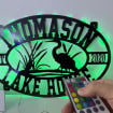 Personalized Bowling Metal Sign WITH LED/WITHOUT LED Lights Bowling Metal Sign Sport Gifts Bowling Metal Wall Art Bowling Player Name Sign Decor